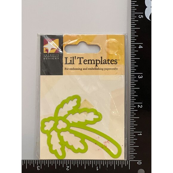 Lil Templates COCONUT TREE For Embossing & Embellishing Papercrafts - Picture 1 of 2